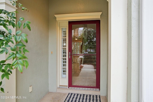 view of entrance to property