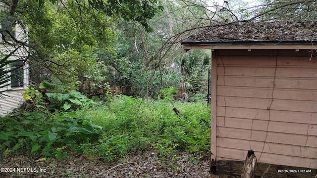 view of outdoor structure