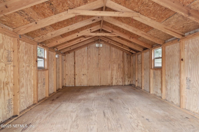 view of storage room