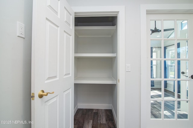 view of closet