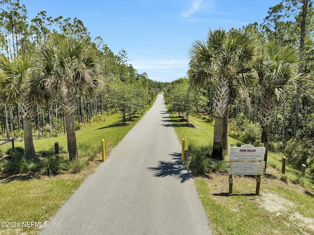 view of road