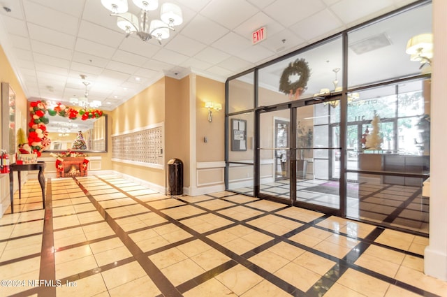 view of building lobby