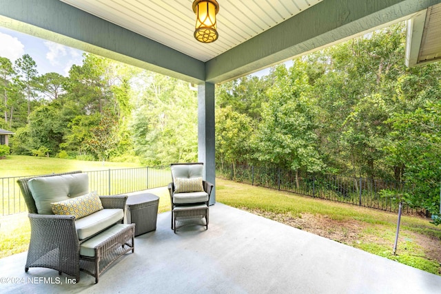 view of patio