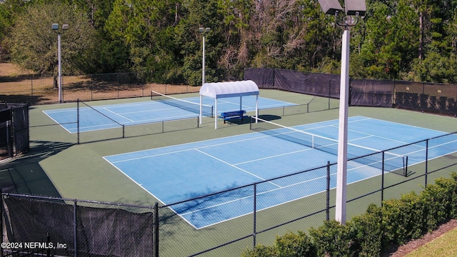 view of sport court featuring basketball court