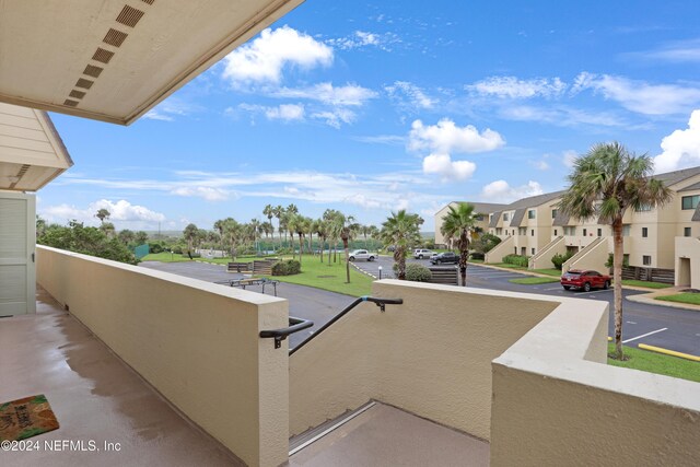 view of patio / terrace featuring a balcony