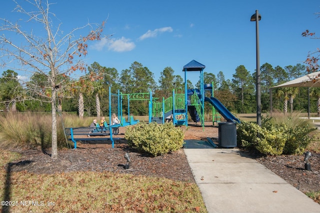 view of play area