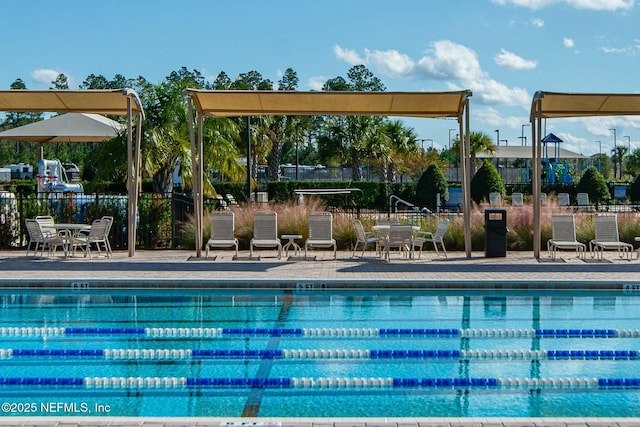 view of pool