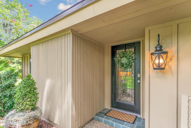 view of property entrance