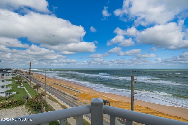 water view featuring a view of the beach