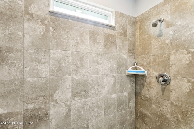 room details featuring tiled shower