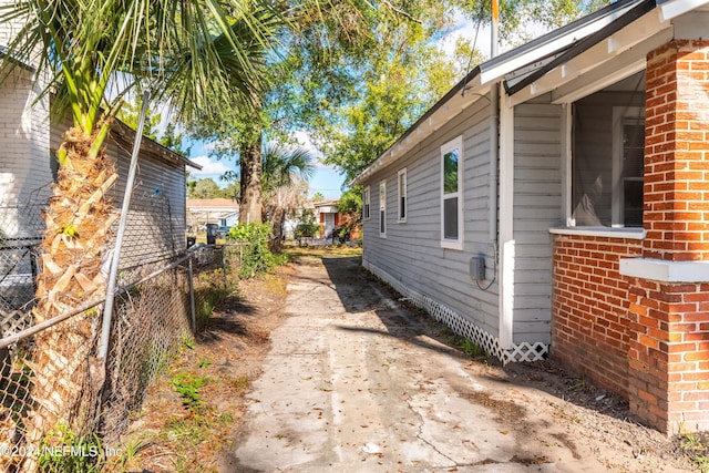 view of property exterior