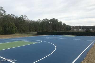 view of basketball court