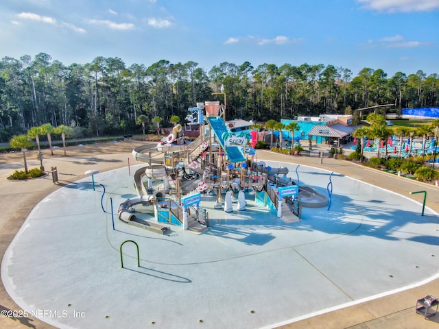 exterior space featuring a playground