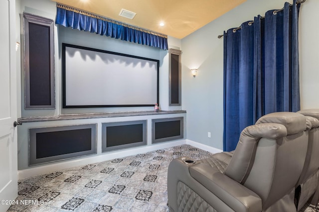 view of home theater