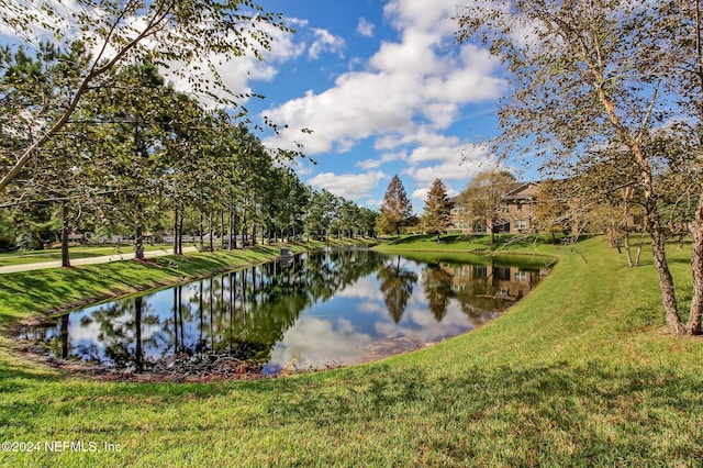 view of water feature