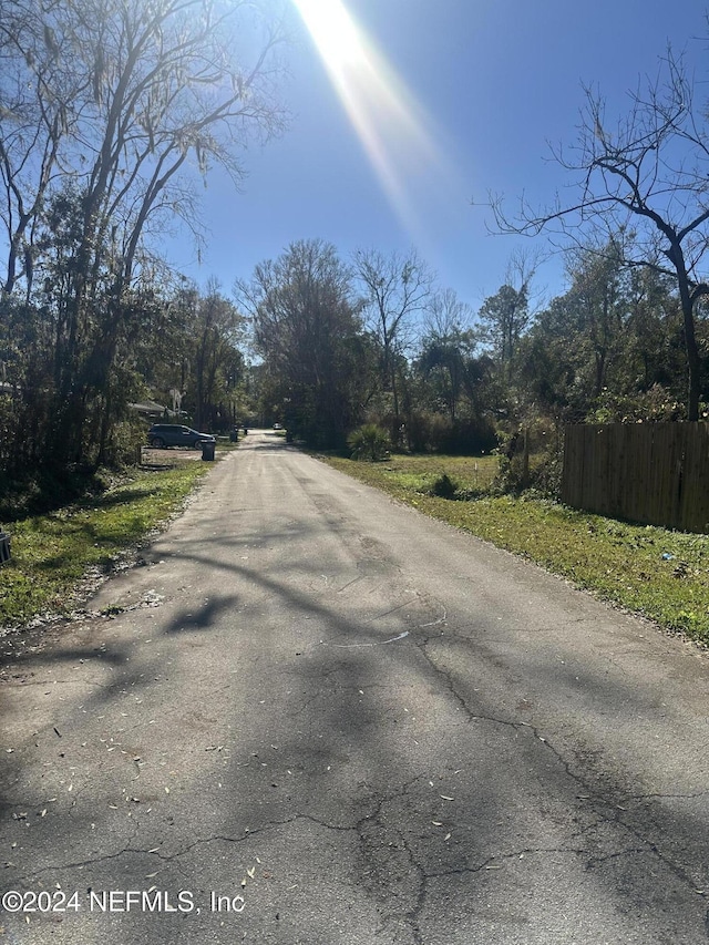 view of road