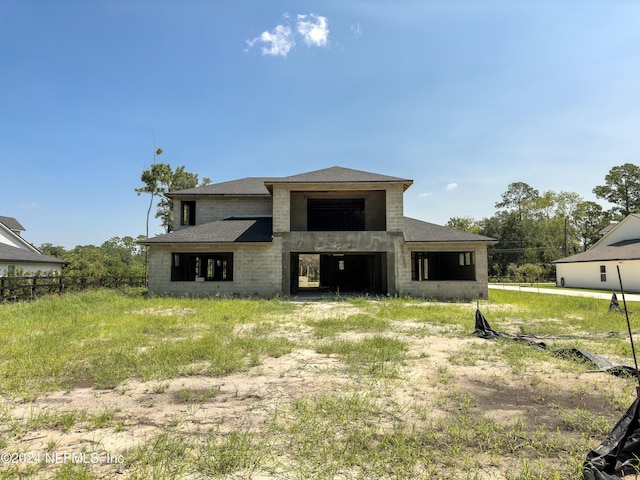 view of front of home