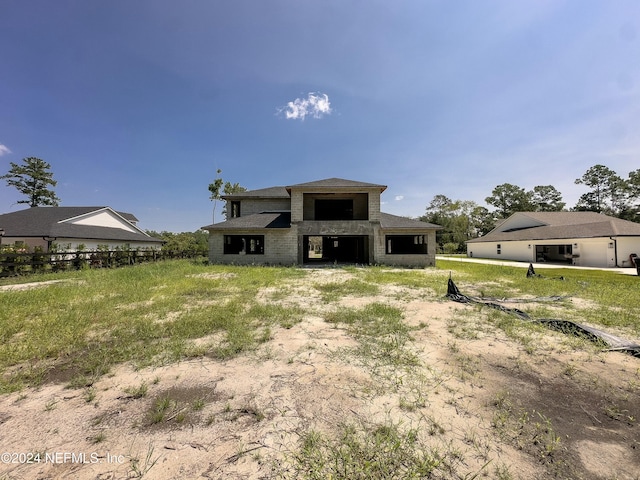 view of back of property