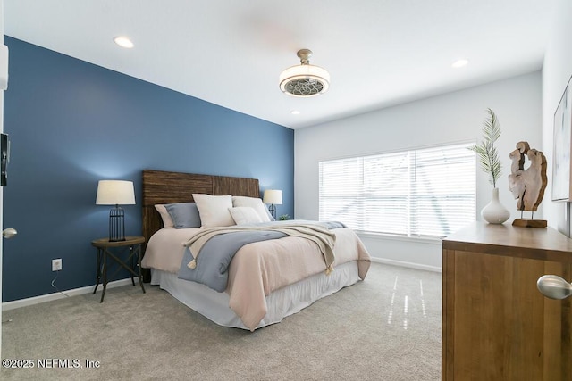 bedroom featuring carpet floors