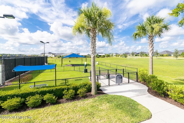 view of home's community featuring a yard