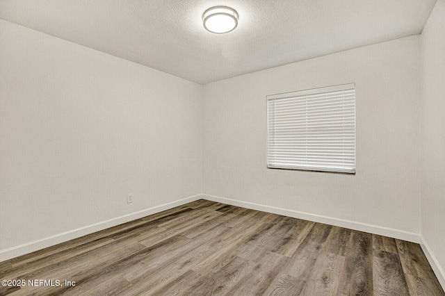 empty room with wood-type flooring