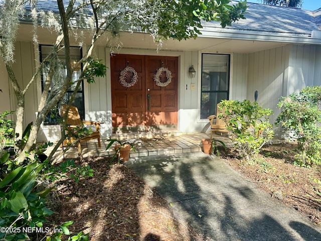 view of entrance to property