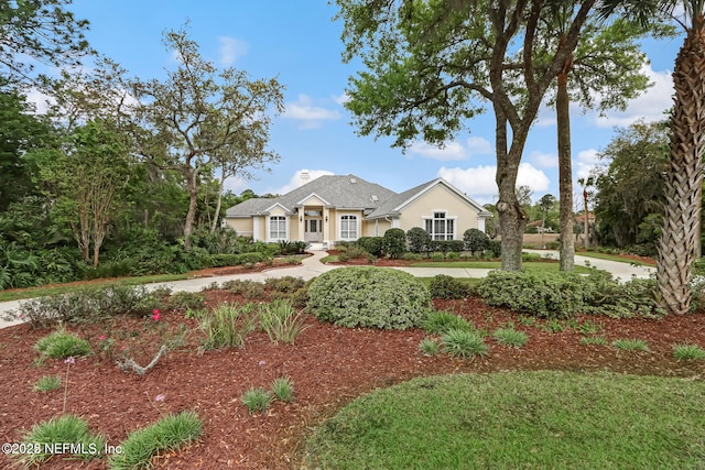 view of ranch-style home