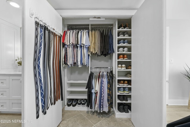 view of closet