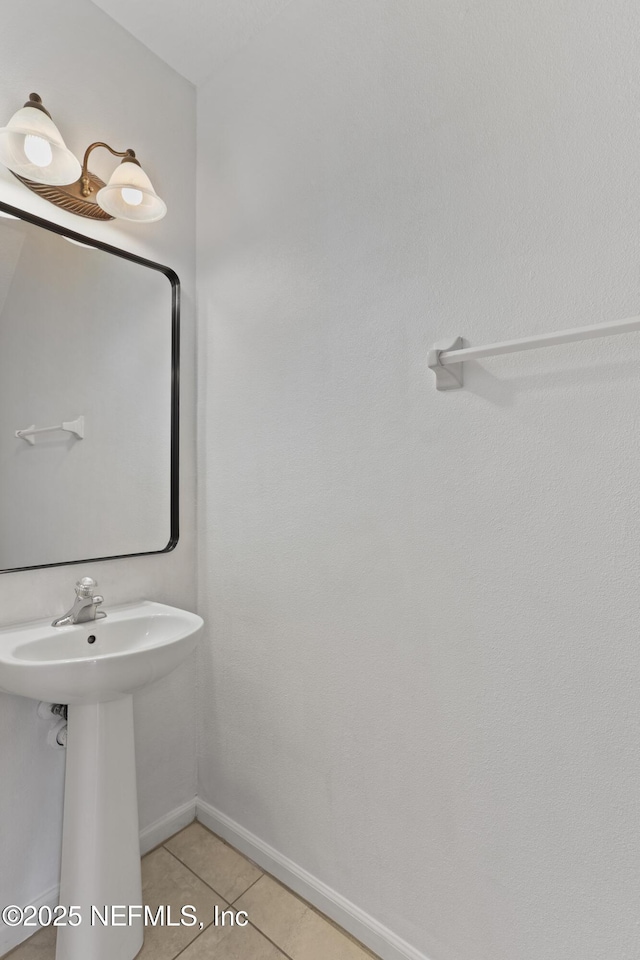 bathroom featuring tile patterned floors