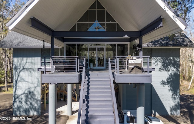 view of rear view of house