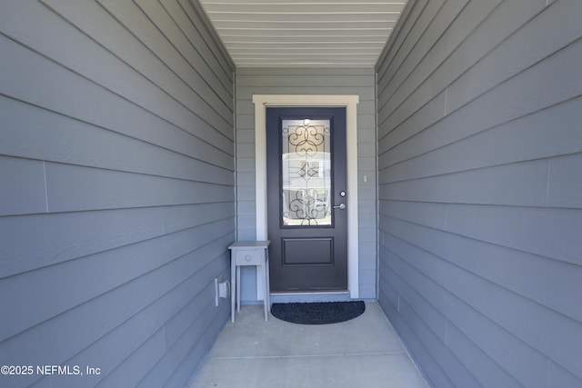 view of entrance to property