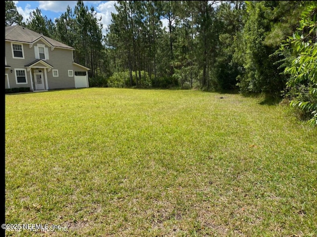 view of yard