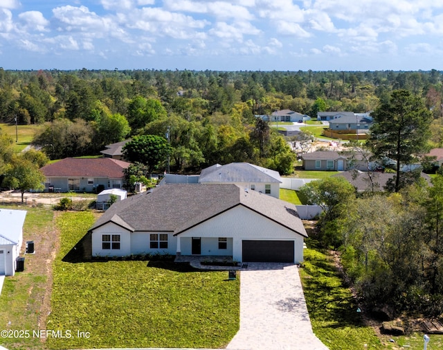 16521 SW 31st Ter, Ocala, FL 34473 - aerial view of residential area featuring a forest
