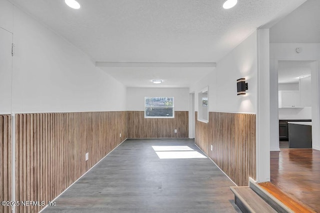 hallway featuring wood-type flooring