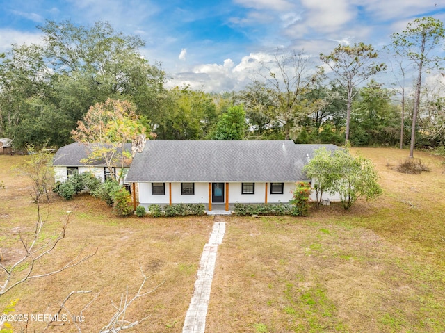 view of ranch-style home