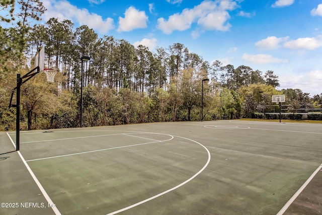 view of sport court