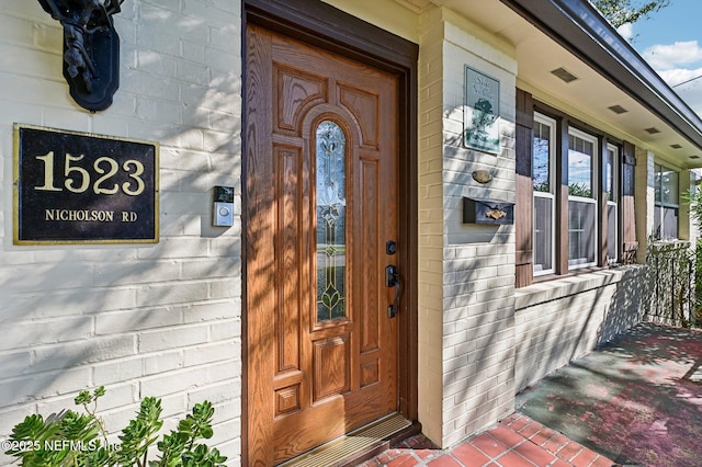 view of entrance to property