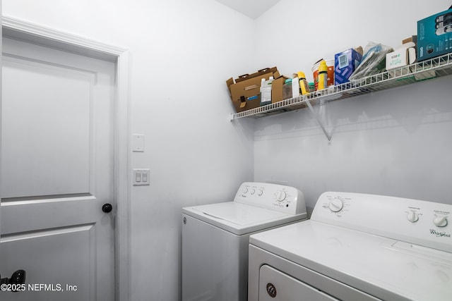 95220 Snapdragon Dr, Fernandina Beach, FL 32034 - laundry room with separate washer and dryer and laundry area