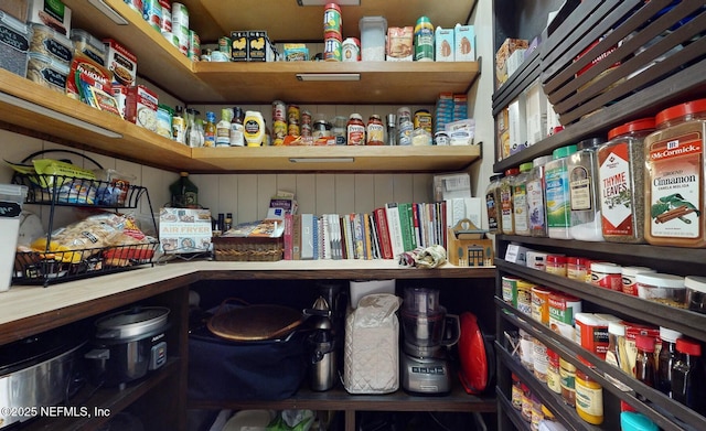 view of pantry