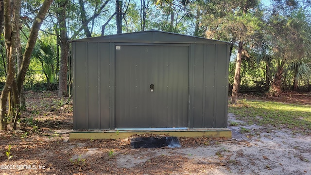 view of outbuilding