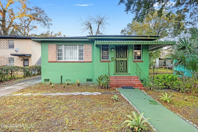 view of front of home