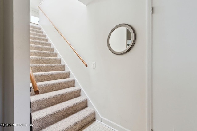 view of stairs