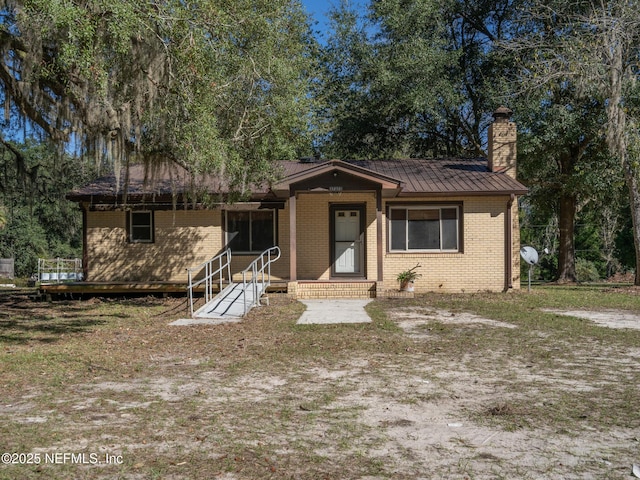 view of front of home