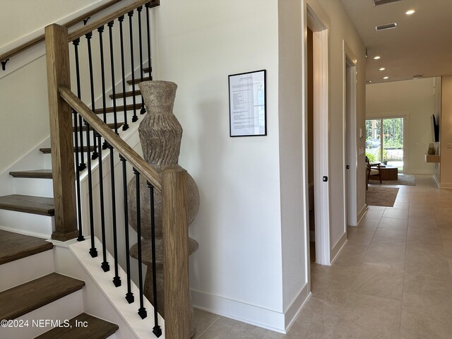 86 Delwood Way Unit 269, Saint Augustine, FL 32092 - stairway with tile patterned floors
