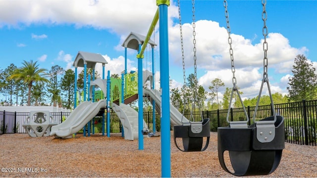 view of jungle gym