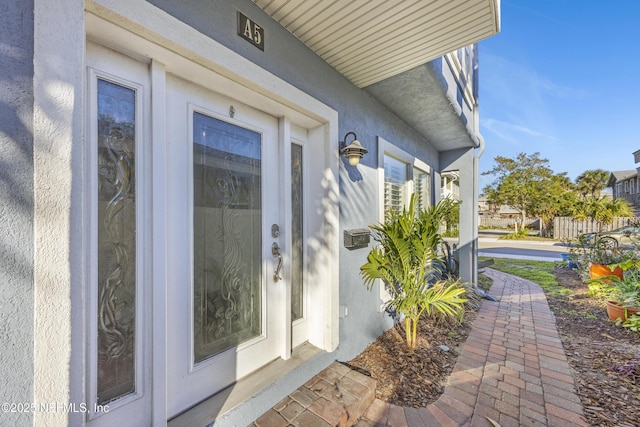 view of entrance to property