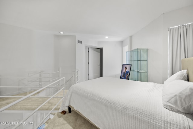 bedroom featuring carpet flooring