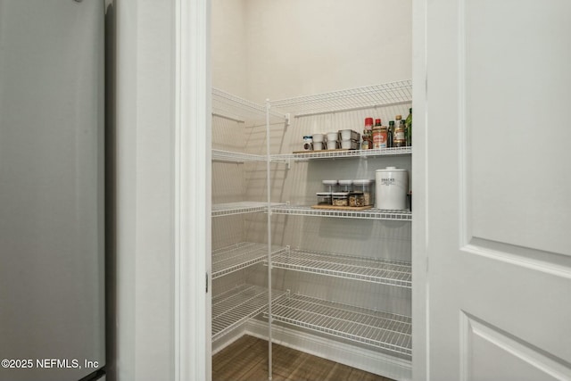 view of pantry