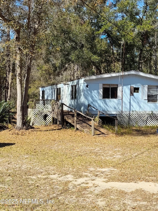 view of manufactured / mobile home