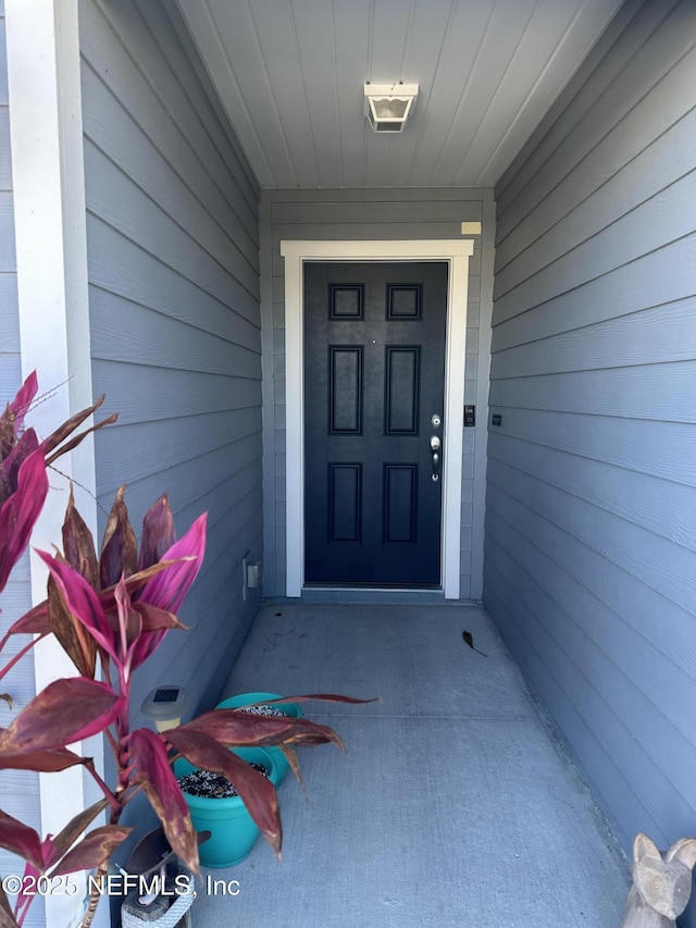 view of entrance to property